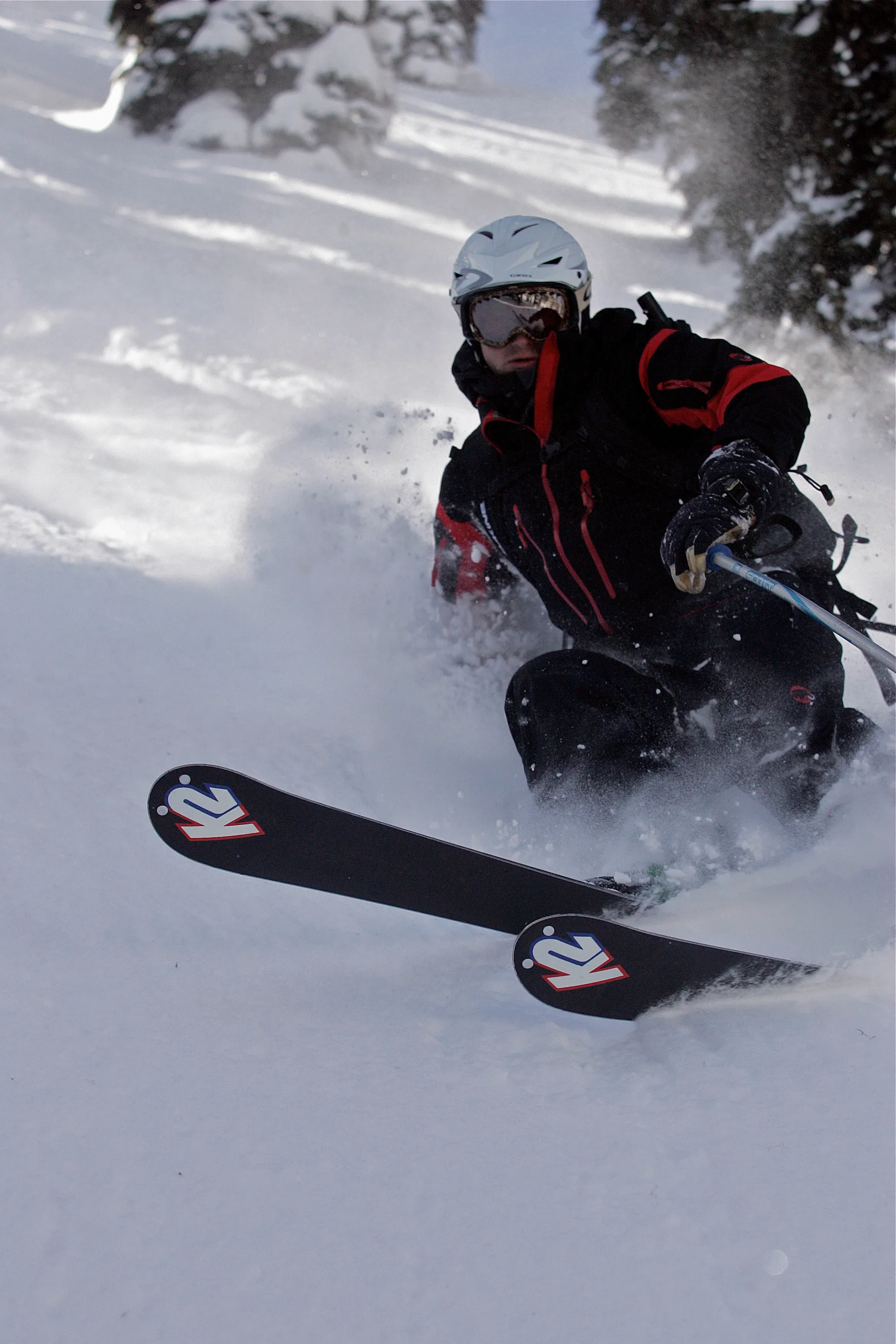 Stephen Lang skiing